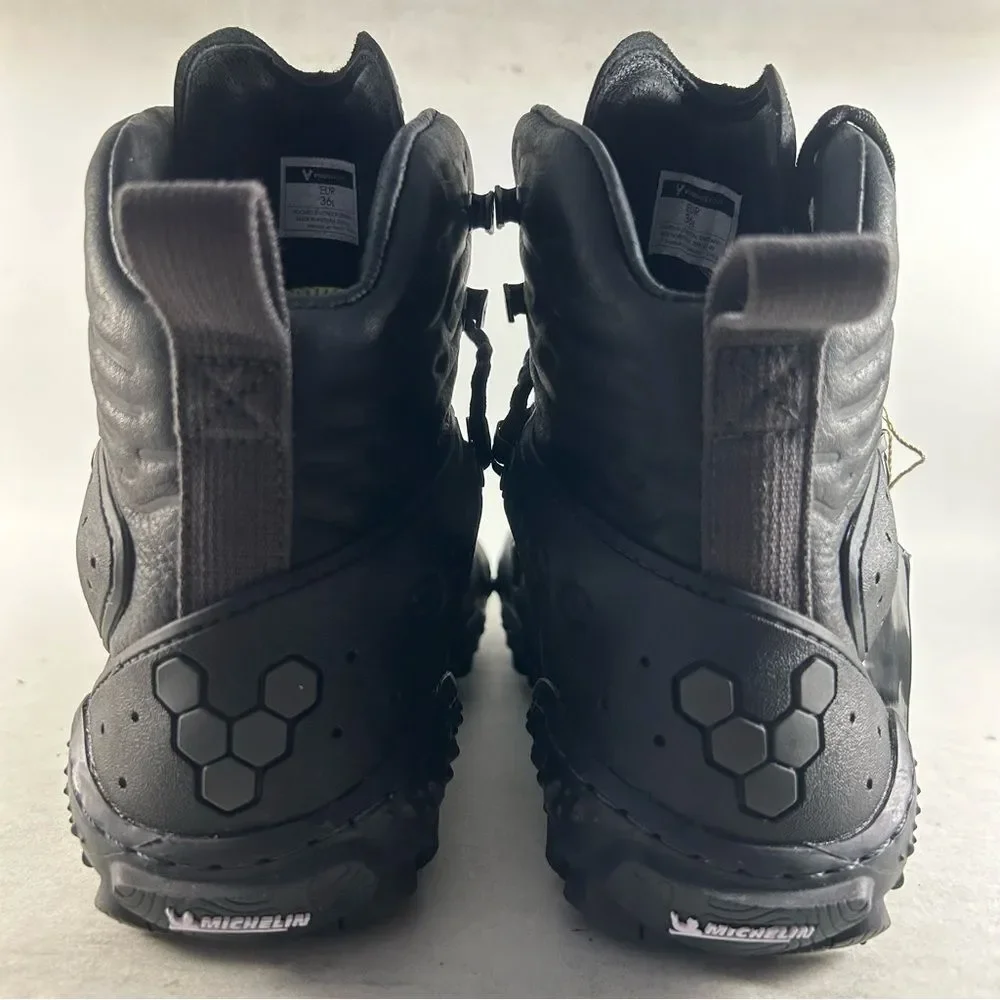 Vivo Barefoot Black Combat Moto Boots - Picture 4 of 10